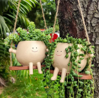 Swing Face Planter Pot