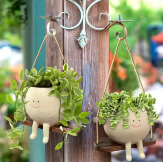 Swing Face Planter Pot