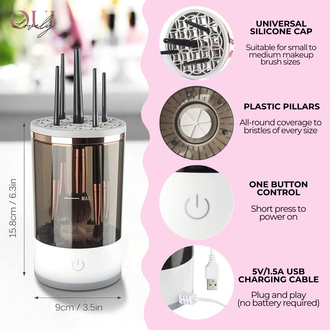 Oui lovely makeup brush cleaner description