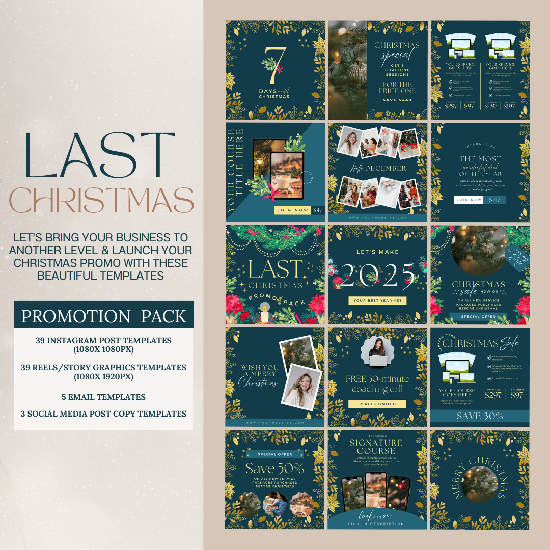 Last christmas promo pack